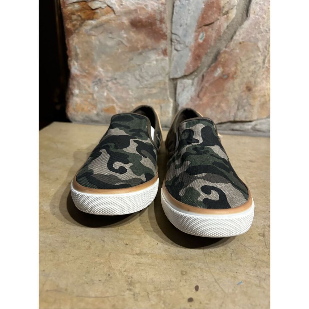 Margaritaville Camo Leather Slip On Casual Shoes Women’s Size 10 - Picture 11 of 12